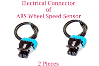 2 ABS Wheel Speed Sensor W/Connectors Front L/R Fits: Chevrolet & GMC 2003-2018