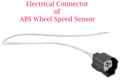  ABS Wheel Speed Sensor W/Connector Front Left Fits Chevrolet GMC Isuzu
