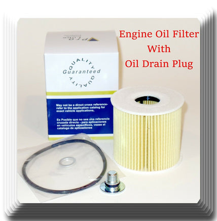 Engine Oil Filter W/ Oil Drain Plug Made In Korea Fits:Genesis G80 G90 V8 5.0L