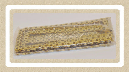 OE Spec Brand New High Quality Gold Non O-Ring Chain 520 Gold  520-140 Links