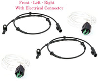 4 X ABS Wheel Speed Sensor Front - Rear Left & Right  Fits Fiat 500X 2016-2023