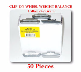 50 Pieces Style Clip-on Wheel Weight Balance 1.50oz 42gram  P150 Lead Free