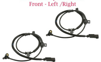 4 x  ABS Wheel Speed Sensor Front Rear  W/Connectors L/R Fit FORD F150 2011-2014