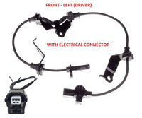 4x ABS Wheel Speed Sensor W/ connectors Front/Rear Left/Right Fit Acura TL 09-14