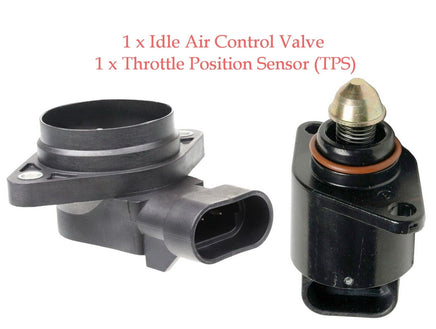 4 Pc TPS Sensor & Idle Air Control Valve & Connector Fits Buick Chevrolet &