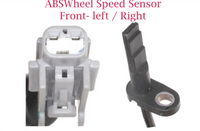 2 ABS Wheel Speed Sensor  Front L/r Fits Nissan Altima 07-12 Maxima 9-14