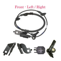 2 ABS Wheel Speed Sensor +Connector Front L/R For ASX Lancer Outlander RVR