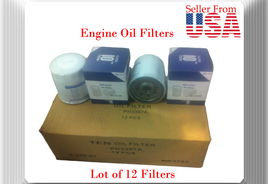 12 OIL FILTERS SO111 Fits BUICK CADILLAC CHEVY DAEWOO ISUZU JEEP SUZUKI TOYOYA 