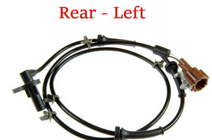 ABS Speed Sensor  Rear & Connector Left Fits: Nissan Altima 2002-2004 2.5L 3.5L
