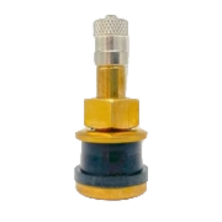 4 x TR501 Straight Brass Tubeless Truck Tire Valve  0.625 Dia , 1.5" Length