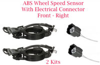  2 x ABS Wheel Speed Sensor W/Connector Front L/R Fits Chevrolet GMC Isuzu
