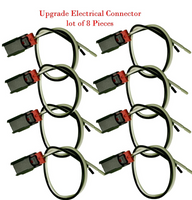 8 x Upgrade Fuel Injector Electrical Connector Fits Cadillac Chevrolet GMC