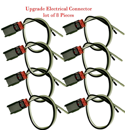 8 x Upgrade Fuel Injector Electrical Connector Fits Cadillac Chevrolet GMC