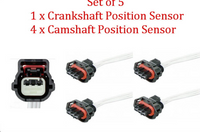 5x Connector of Camshaft/Crankshaft position Sensor Fits:GM Vehicles Saab 10-20