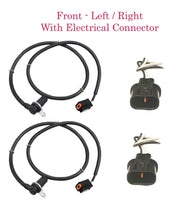 4 ABS Wheel Speed Sensor & Connectors Front Rear L/r Fits: Montero 2001-2006