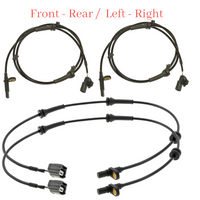 4x ABS Wheel Speed Sensor Front -Rear Left / Right  Fits Nissan Leaf 2011-2022