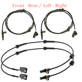 4x ABS Wheel Speed Sensor Front -Rear Left / Right  Fits Nissan Leaf 2011-2022