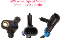 2 X  ABS Wheel Speed Sensor W/Connector Front L/R Fits Chevrolet GMC Trucks SUV