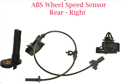 4 x ABS Wheel Speed Sensor & Connector Front Rear L/R Fits Honda Pilot 2012-2015