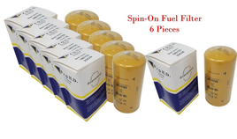 6 x FF185 Fuel Filter Fits Freightliner Kenworth & Much More w/ CAT Engines