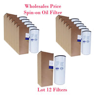 12 X Oil Filter LF14000NN Comparison W/LF9000 LF9001 LF9080 LF14001NN WL10107