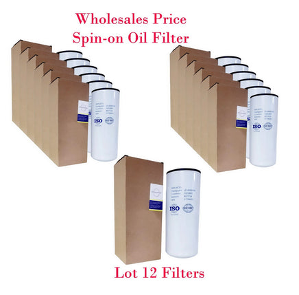 12 X Oil Filter LF14000NN Comparison W/LF9000 LF9001 LF9080 LF14001NN WL10107