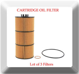 Lot 3 Engine Oil Filter V57909 Fits: Freightliner Western Star Detroit Diesel
