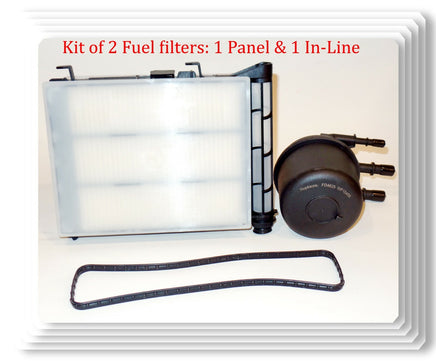 FD4625 Kit of 2 Fuel Filters Fits Ford 2017-2025 V8 6.7L