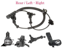 4 x ABS Wheel Speed Sensor & Connector Front/Rear L/R For Durango Grand Cherokee