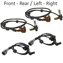 4  x ABS Wheel Speed Sensor Front & Rear For NISSAN Titan 2004-2007 8 Cyl 5.6L