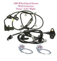 2 ABS Wheel Speed Sensor & Connector Front L/R Fits Hyundai Elantra 01-06 2.0L
