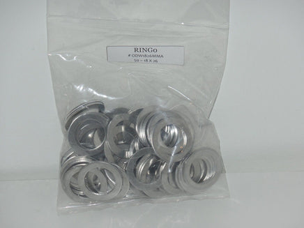 LOT 100 Aluminum Oil Drain Plug Gasket ID:18MM OD:26MM  18-26MM ODW1826MMA