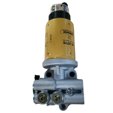 FOR CAT Pump Base Fuel Water Separator Assembly Priming Plus 3 Filters