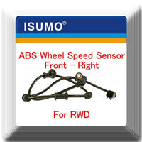 ABS Wheel Speed Sensor W/Connector Front L/R Fits:RAM 1500 RAM 2500 RAM 3500 RWD