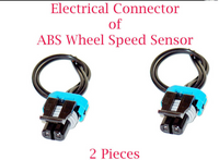 2 x  ABS Wheel Speed Sensor With Connector Front- L/R Fits Hummer H3 2006-2008