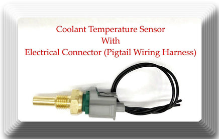 Coolant Temperature Sensor W/Connector Fit:Chevrolet Ford Geo Toyota Lexus Mazda