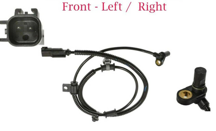 4 x  ABS Wheel Speed Sensor Front Rear  W/Connectors L/R Fit FORD F150 2011-2014