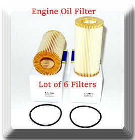 Lot of 6 Engine Oil Filter Fits:OEM# 8692305 VOLVO C30 C70 S40 S60 V50 2004-2016