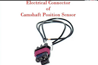 2 Pieces Engine Camshaft Position Sensor W/Connector Fits:Kia Cadenza 2014-2016