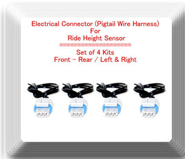 4 Kits Electrical Connector of Ride Height Sensor Front Rear L/R  LUCERNE DTS