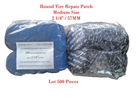 500 pc Radial Tire Repair Round Patch High Quality Medium 2-1/4"(57mm)