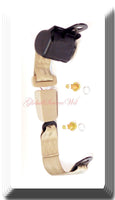 (4 Kits ) Universal Strap Retractable Car Trucks Seat Belt Beige 2 Point