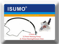 2 Pcs Power Steering Pump & Pressure Line Hose Assembly For Pilot 2005-2008