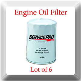 LOT 6 Enginr Oil Filter M1A SO1 L30001 PH8A LF551A LF3313 51515  51452 BT111