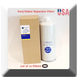 Lot 12 Fuel/Water Separator Filter FS1000 Fits Cummins Caterpillar Diesel Engine