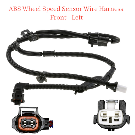 2x ABS Wheel Speed Sensor Wire Harness & Connector Front For Equus Genesis K90