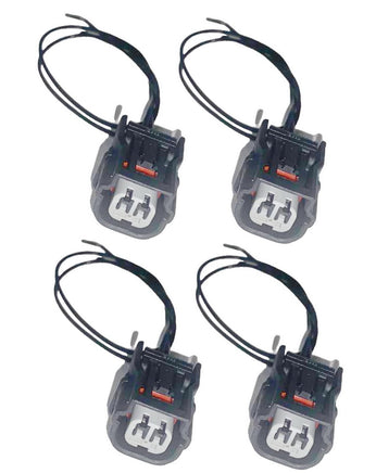 4 x Fuel Injector Electrical Connector Fits Honda Fit 2015-2020 4Cyl 1.5L