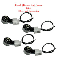 4 x Pieces Knock Sensor W/ Connectors Fits Land Cruiser Sequoia Tundra 2007-2022
