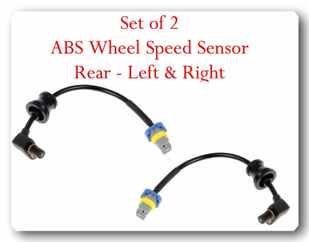 Set of 2 ABS Wheel Speed Sensor Rear Left &  Right Fits: EQUINOX TORRENT VUE