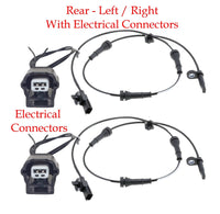 2 x ABS Wheel Speed Sensor & Connectors Rear L/R Fits Nissan Altima 2019-2024